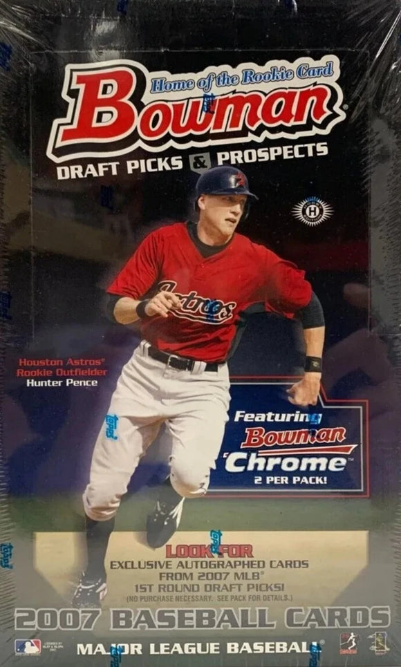 2007 Bowman Draft Picks & Prospects Baseball Hobby Box