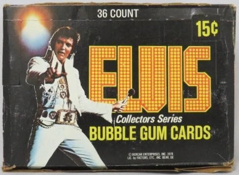 1978 Donruss/Boxcar Enterprises Elvis Presley Collector Series Box