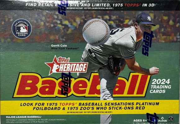 2024 Topps Heritage Baseball Retail Mega Giant Box