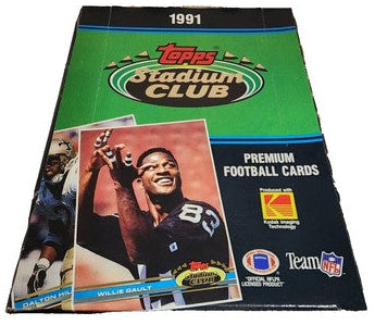 1991 Stadium Club Football Box