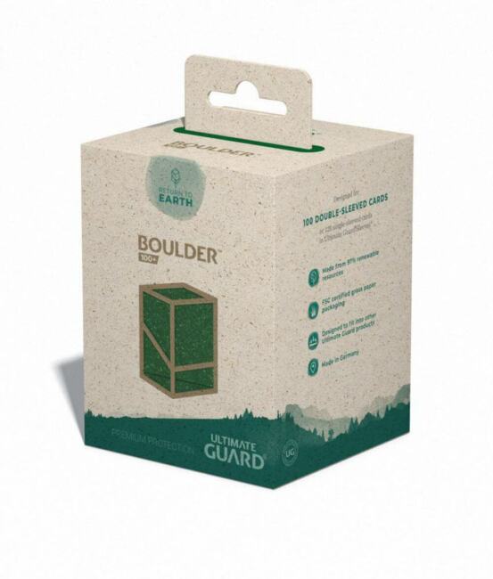 Ultimate Guard Earth Boulder 100+ Green Deck Box