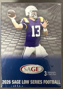 2026 Sage Football Low Series Blaster Box *NEW – Northwest Sportscards