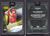 2026 Topps Chrome Black Autographs Gold Refractors #CBASS Sal Stewart /50