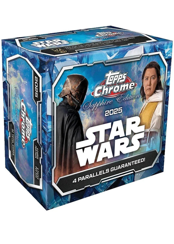 2025 Topps Star Wars Chrome Sapphire Hobby Box **PREORDER