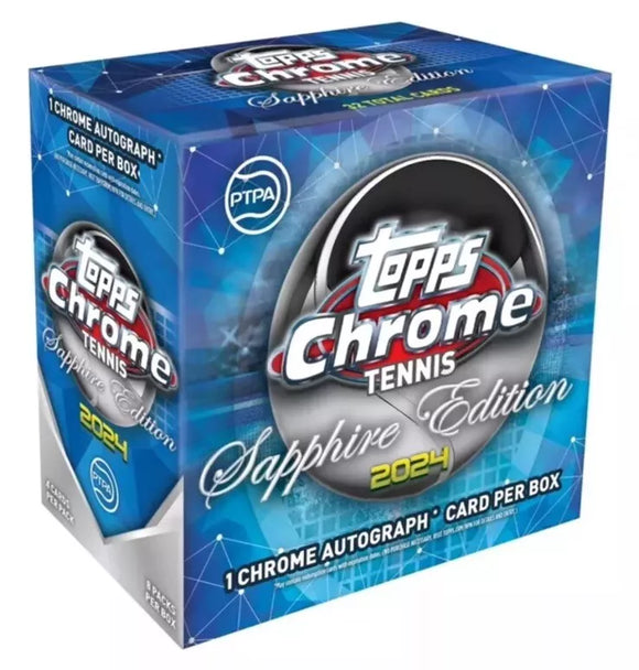 2024 Topps Chrome Tennis Sapphire Edition Box