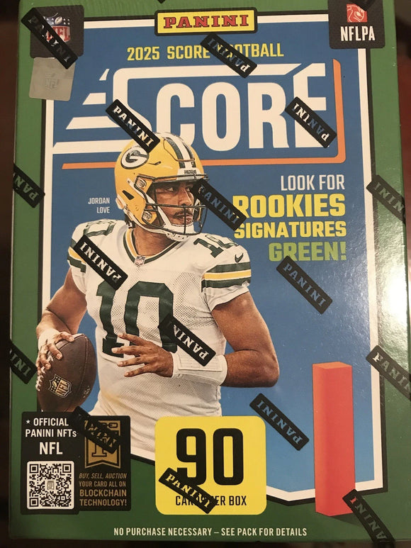 2025 Score Football Green Blaster Box