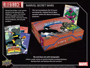 2024 UD Upper Deck Marvel Allegiance Secret Wars Hobby Box **SALE