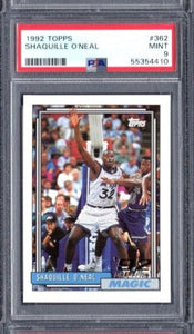O'Neal Shaquille 1992-93 Topps Rc PSA 9