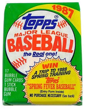 1987 Topps Baseball Pack