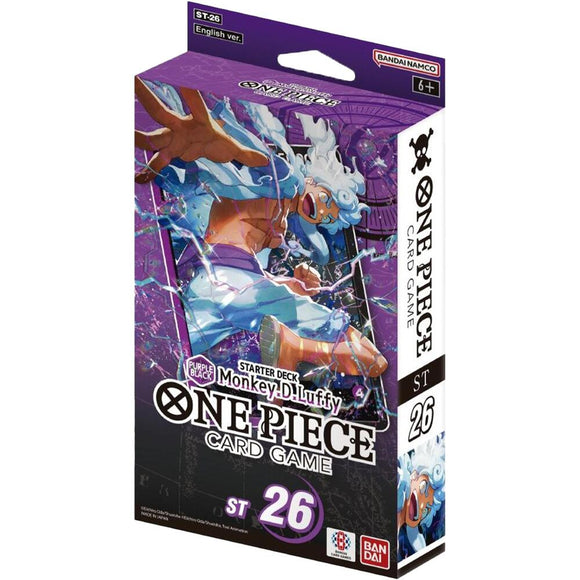 One Piece Starter Deck 26: PURPLE/BLACK Monkey.D.Luffy (ST-26)