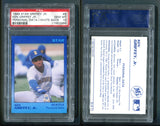 1989 STAR GRIFFEY JR. #8 KEN GRIFFEY JR. PERSONAL DATA-WHITE BACK PSA 10