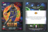 2025-26 Topps Cosmic Chrome Planetary Pursuit Sun #PPS2 LeBron James
