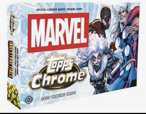 2025 Topps Chrome Marvel Comics Hobby Box