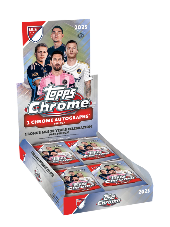 soccer booster box 2025 Topps Chrome MLS Soccer Hobby Box – Northwest Sportscards