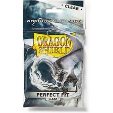 Dragon Shield Perfect Fit Standard Sleeves: Clear