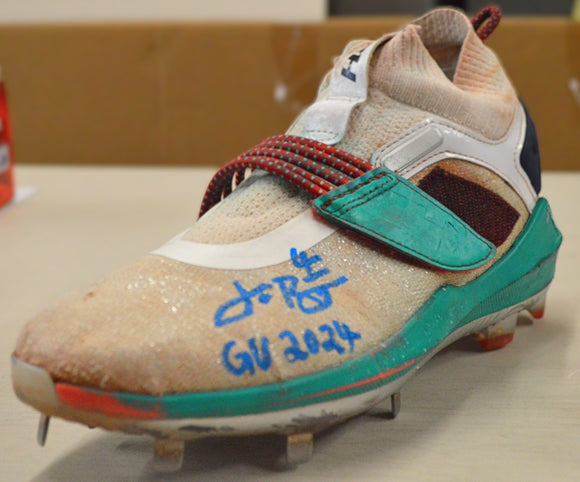 Josh Rojas Signed Game Used Baseball Cleat (Left)
