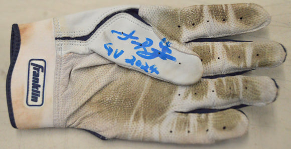 Josh Rojas Signed Game Used Batting Glove (Left)