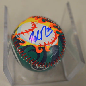 Dylan Moore Signed Souvenir Baseball