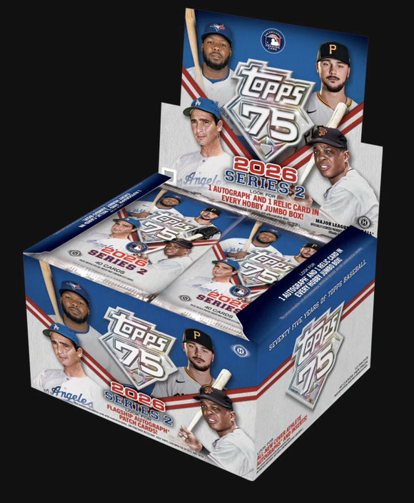 2026 Topps MLB Series 2 Jumbo 新品未開封ボックス 2026 Topps Series 2 Two Baseball Jumbo Box – Northwest Sportscards