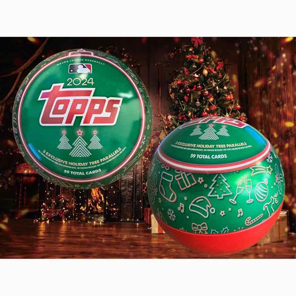 2024 Topps Baseball Sealed Holiday Tin