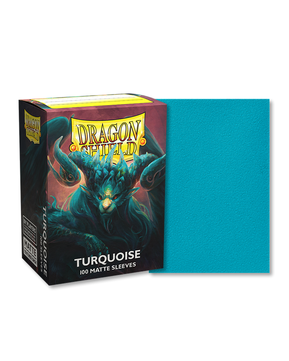 Dragon Shield Sleeves Turquoise Matte Standard 100ct