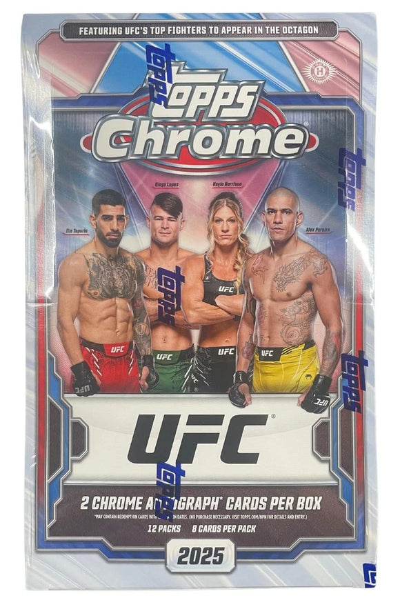 2025 Topps UFC Chrome Hobby Box