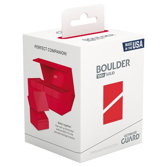 Ultimate Guard Boulder 100+ Red Deck Box