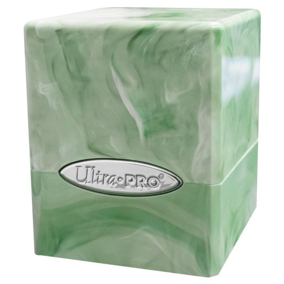 Ultra Pro Satin Tower Marble Cube: Lime Green/ White