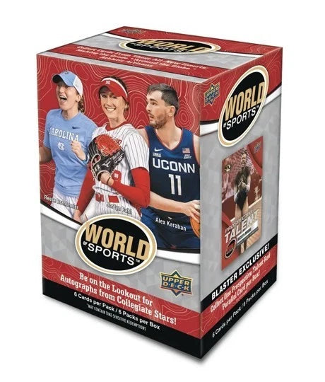 2025 Upper Deck UD World of Sports Blaster Box