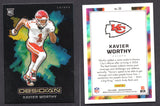 2024 Panini Obsidian Black Color Blast #11 Xavier Worthy