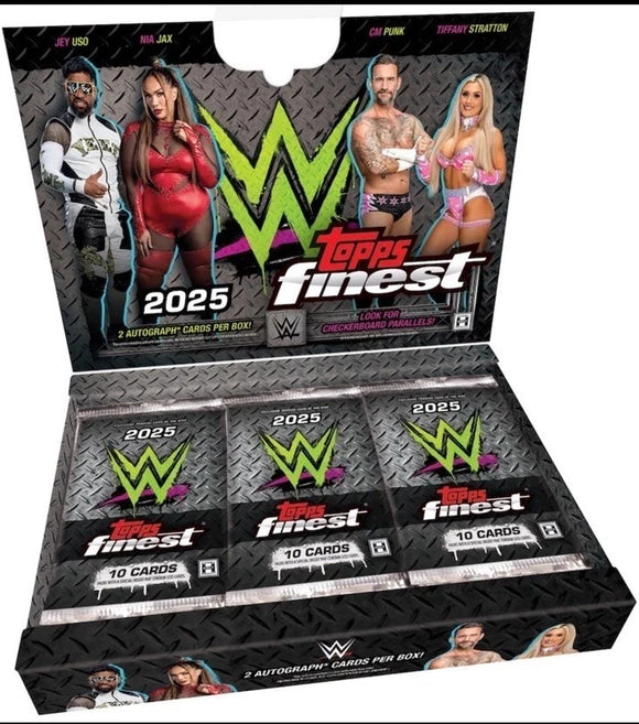 2025 Topps Finest WWE Hobby Box **PREORDER