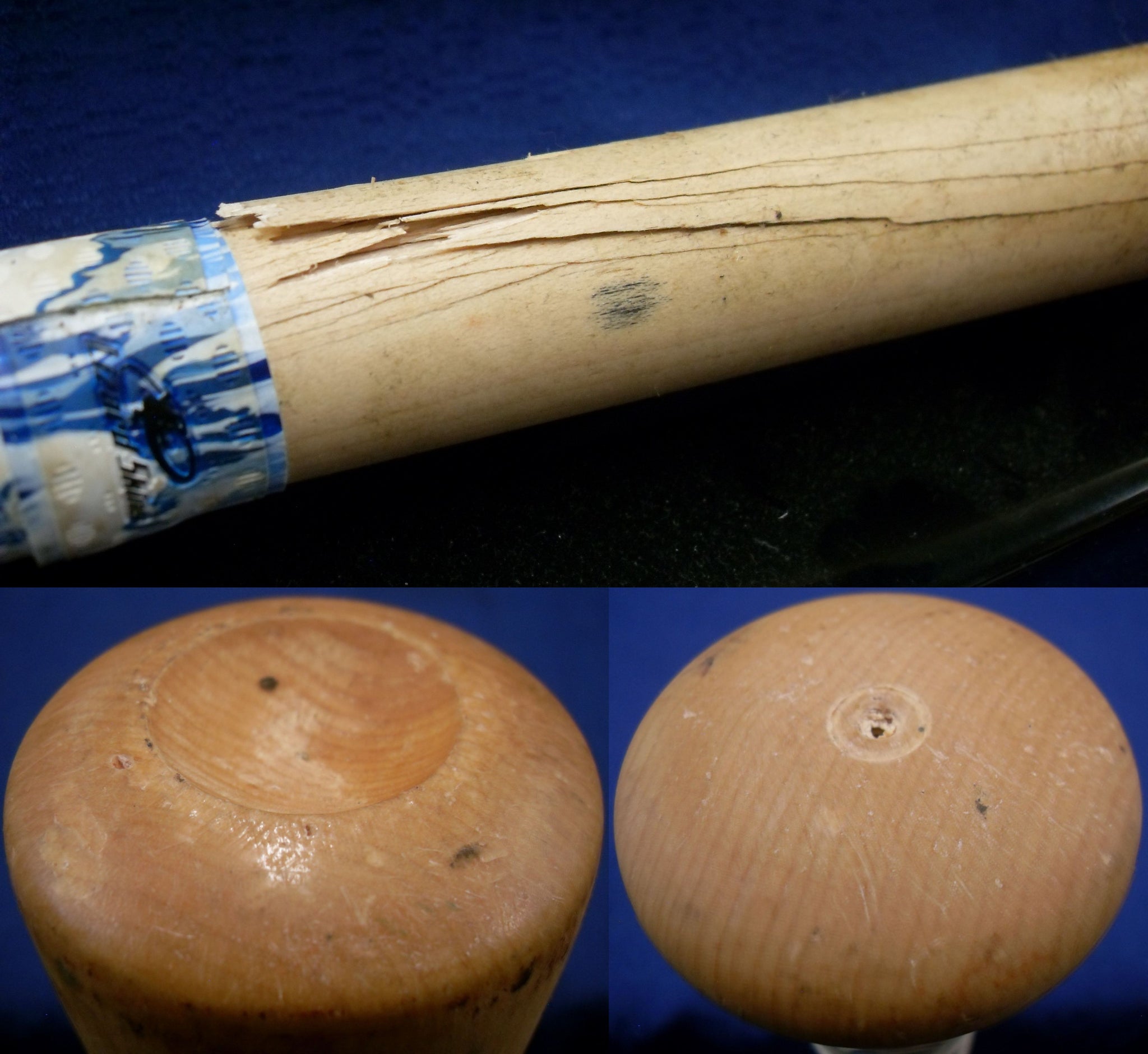 Cal Raleigh 9/19/2023 Game Used Cracked Bat MLB Authenticated