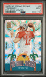 2002 Pacific Crown Royale Pro Bowl Honors #11 Tom Brady PSA9