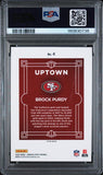 2025 Donruss Optic Uptown #4 Brock Purdy PSA 10