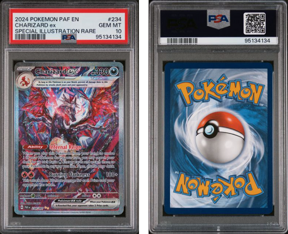 Charizard ex #234 Paldean Fates SIR PSA 10