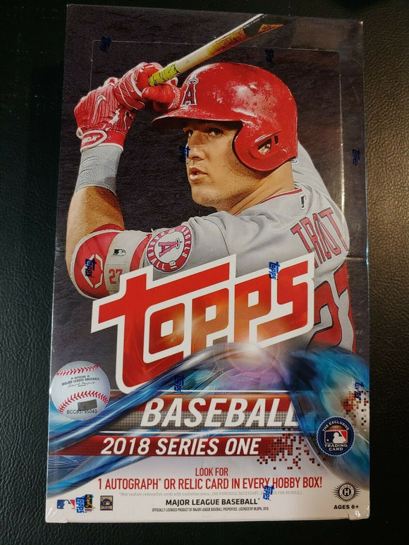 2018 Topps Series One 1 Baseball Hobby Box