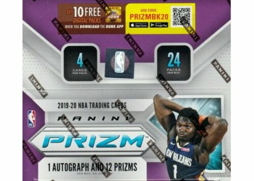 2019-20 Panini Prizm Basketball Retail 20 Box Case