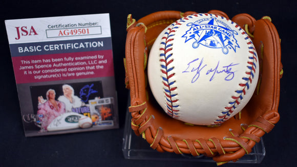 Edgar Martinez Autographed 1995 All Star Baseball JSA/COA