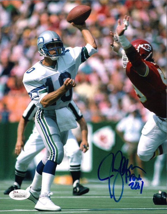 Jim Zorn Seahawks Signed 8x10 Photo #1