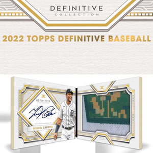 2022 Topps Definitive Baseball Hobby Box