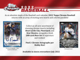 2022 Topps Chrome Baseball Hobby Box