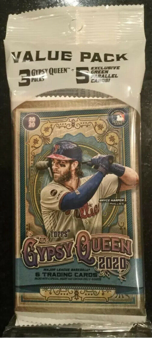 2020 Topps Gypsy Queen Baseball Value Pack w/5 Green Inserts