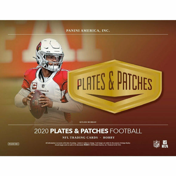 2020 Panini Plates & Patches Football Hobby Box