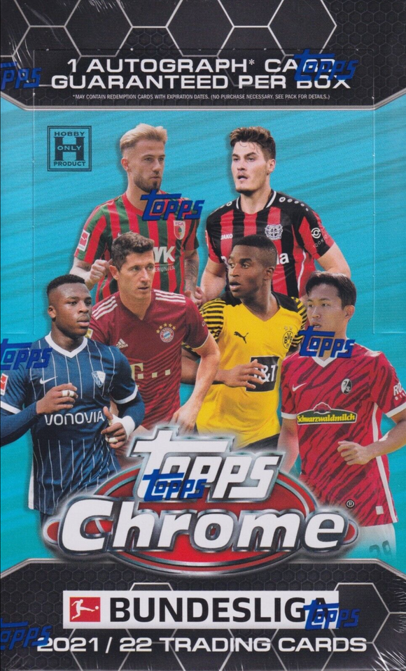 2021-22 Topps Chrome Bundesliga Soccer Hobby Box