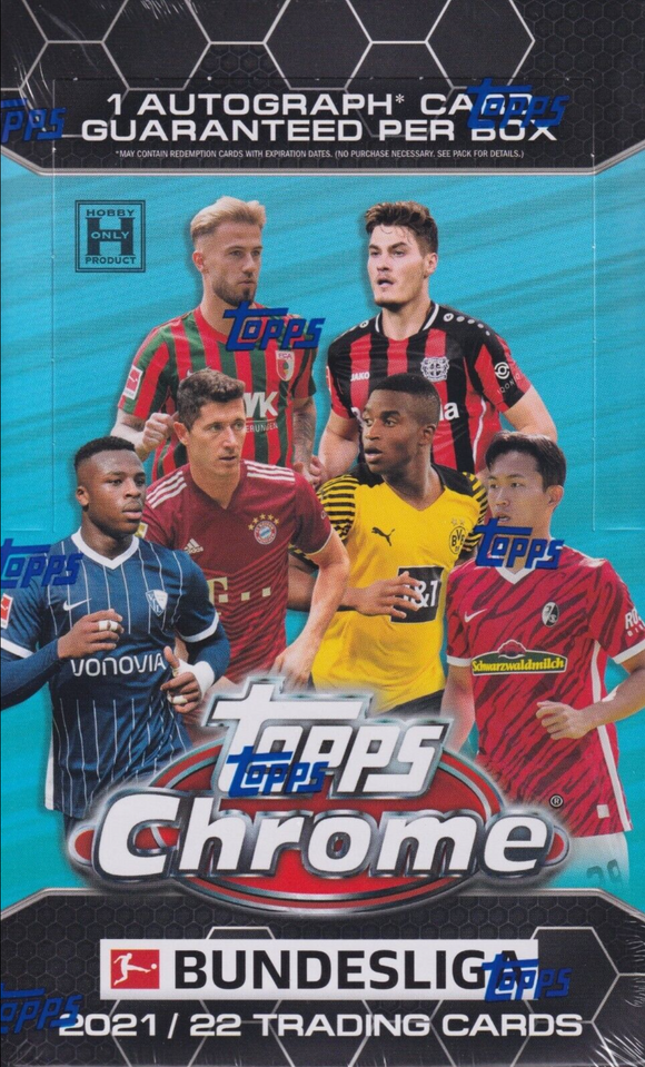 2021/22 Topps Chrome Bundesliga Soccer Hobby Box