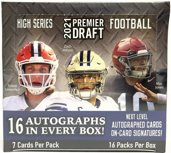 2021 Sage Hit High Series Football Hobby Box w/16 Autographs