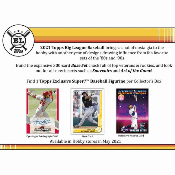 2021 Topps Big League Baseball Hobby Box