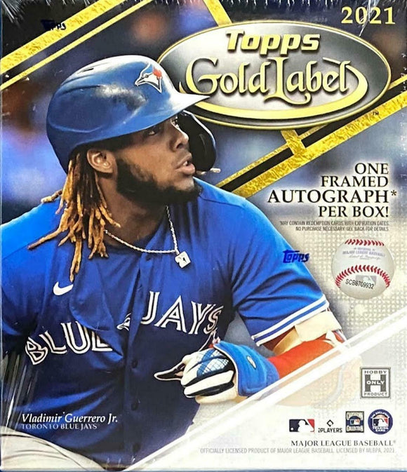 2021 Topps Gold Label Baseball Hobby Box