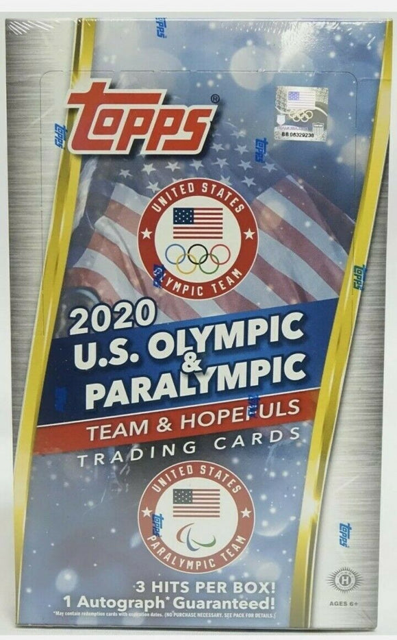 2020 2021 Topps US Olympics & Paralympic Hopefuls Hobby Box