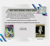 2021 Topps Update Series Baseball HTA Jumbo Box